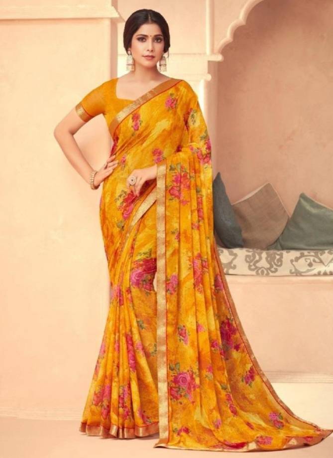 RUCHI BAHAAR 2nd EDITION Designer Regular Casual Wear Chiffon Printed Saree Collection